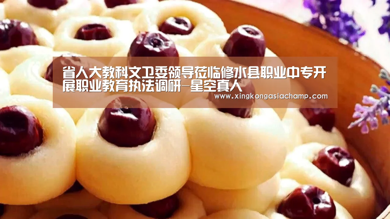 省人大教科文卫委领导莅临修水县职业中专开展职业教育执法调研-星空真人(图3) 星空官网